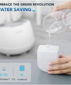 NAIPO SFS-101 OFlexiSpa Steam Foot Spa Bath Massager Met Elektrische Rollers, 3 Verwarmingsniveaus En 2 Intensiteiten Voor Voetreflexologie, 3 Instelbare Timers, Kalmeert Vermoeide Voeten, Waterbesparend -KLASVSA Verkoop 550x547 19