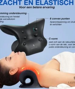Leputie Nekstretcher - Massage Apparaat - Nekmassage Apparaat - Nekkussen - Massagekussen - Neckstretcher - Incl. E-Book - Zwart 3 Leputie Nekstretcher - Massage Apparaat - Nekmassage Apparaat - Nekkussen - Massagekussen - Neckstretcher - Incl. E-Book - Zwart -KLASVSA Verkoop 550x547 5