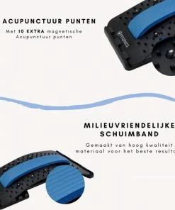 FitGenics | Verstelbare 4 Standen Backstretcher - Rugstretcher Tegen Rug- & Nekklachten -KLASVSA Verkoop 550x548 14