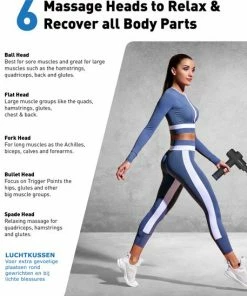 Northwall Northgun PRIME - Massage Gun - Sport En Relax Massage Apparaat - Professioneel Massage Pistool - Zwart Massagegun -KLASVSA Verkoop 550x548