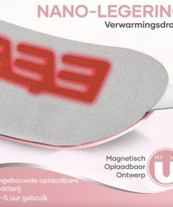 MoreWomen? MVK02 - Menstruatie Warmteband - Verwarmde Menstruatieband - Verwarmingsband - Warmtekussen - 3 Warmtestanden - Triltechnologie - Wit -KLASVSA Verkoop 550x548 8