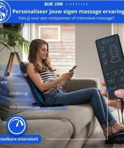 Blue Lion Lifestyle Blue Lion Rugmassage Kussen - Shiatsu Stoel Massagekussen - Massagestoel - Elektrisch Rug Massage Apparaat Tegen Rugpijn Met Warmte -KLASVSA Verkoop 550x549 13