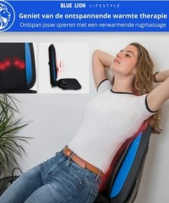 Blue Lion Lifestyle Blue Lion Rugmassage Kussen - Shiatsu Stoel Massagekussen - Massagestoel - Elektrisch Rug Massage Apparaat Tegen Rugpijn Met Warmte -KLASVSA Verkoop 550x549 15