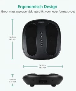 Dreaver Voetmassage Apparaat - 24 Shiatsu Massagekoppen - Infrarood Warmte Stand - Zwart 8 Dreaver Voetmassage Apparaat - 24 Shiatsu Massagekoppen - Infrarood Warmte Stand - Zwart -KLASVSA Verkoop 550x549 19