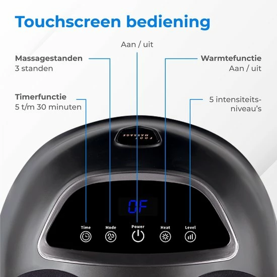 Nuvance - Voetmassage apparaat - 15 Standen - Bloedsomloop - Grijs Nuvance - Voetmassage Apparaat - 15 Standen - Bloedsomloop - Grijs -KLASVSA Verkoop 550x549 24