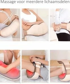 Ventux Shiatsu Massagekussen - Elektrisch Nekmassage En Schouder Apparaat - Beige -KLASVSA Verkoop 550x549 40