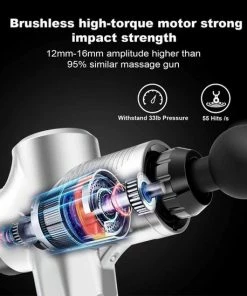 Windaily Professioneel Massage Gun - Klop En Compressiemassage - Verminder Spierpijn - Sport En Relax Massage - Luxe Opbergkoffer - Ontspanning En Herstel -KLASVSA Verkoop 550x549 42