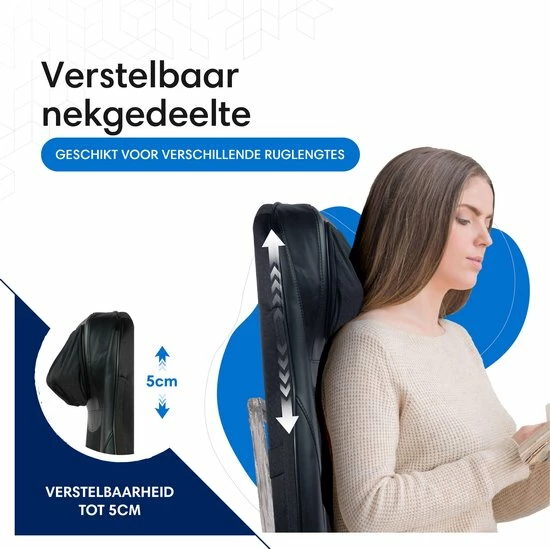 Duert? - Massagestoel Shiatsu 3D Massagekussen - Nekmassage Apparaat - Infrarood Massage Apparaat 6 Duert? - Massagestoel Shiatsu 3D Massagekussen - Nekmassage Apparaat - Infrarood Massage Apparaat - Afbeelding 6