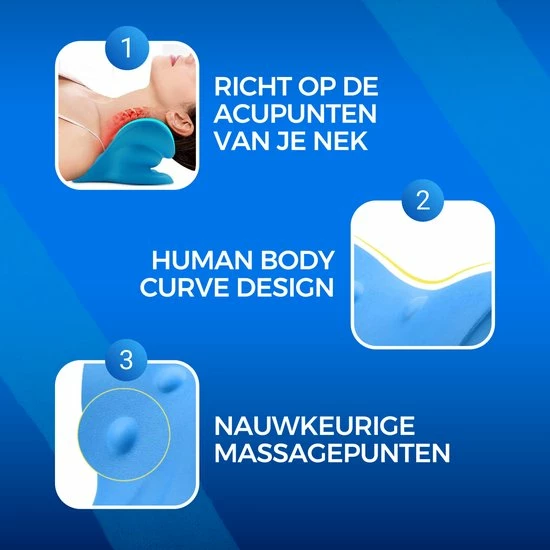 Oyka Nekstretcher - Nekkussen - Nekmassage - Massagekussen - Nek Stretcher - Inclusief E-Boek 5 Oyka Nekstretcher - Nekkussen - Nekmassage - Massagekussen - Nek Stretcher - Inclusief E-Boek - Afbeelding 5