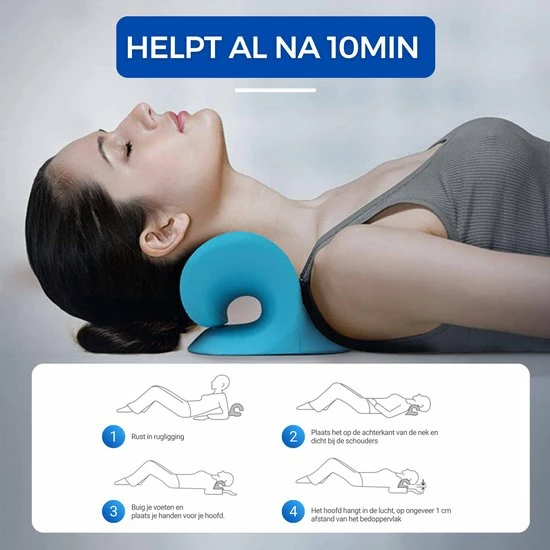 Oyka Nekstretcher - Nekkussen - Nekmassage - Massagekussen - Nek Stretcher - Inclusief E-Boek 7 Oyka Nekstretcher - Nekkussen - Nekmassage - Massagekussen - Nek Stretcher - Inclusief E-Boek - Afbeelding 7