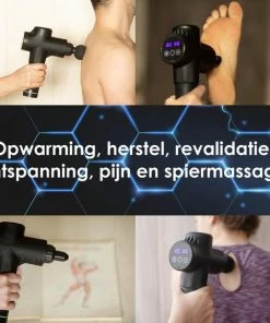 TechNow Massage Gun - Massagegun Massage Pistool Apparaten - Massage Gun Met 6 Massagekoppen En Koffer - Professioneel Massage Gun -KLASVSA Verkoop 550x550 1018