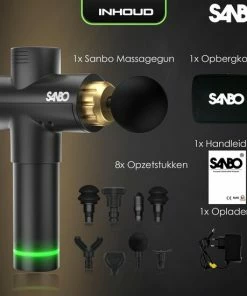 Sanbo? Massage Gun Elite - Sport En Relax Massage - Professioneel 30 Standen - Inclusief Koffer - Inclusief APP - Massage Pistool - Black Friday 2022 18 Sanbo? Massage Gun Elite - Sport En Relax Massage - Professioneel 30 Standen - Inclusief Koffer - Inclusief APP - Massage Pistool - Black Friday 2022 -KLASVSA Verkoop 550x550 105