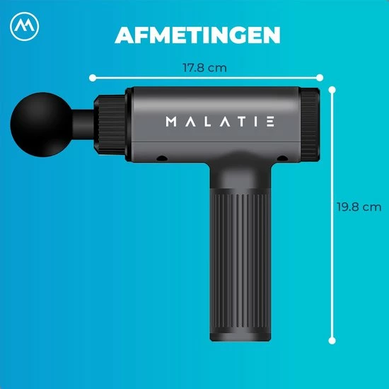 Malatie Massage Gun - Professioneel Massage Apparaat - Digitaal Scherm - Inclusief 6 Opzetstukken - 30 Standen - Professioneel - Massage Pistool 6 Malatie Massage Gun - Professioneel Massage Apparaat - Digitaal Scherm - Inclusief 6 Opzetstukken - 30 Standen - Professioneel - Massage Pistool - Afbeelding 6