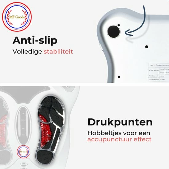 MF Goods Bloedcirculatieapparaat Luxe Totaalpakket - Voetmassage Apparaat Bloedsomloop - Tens Apparaat - Ems Apparaat - Riem Ems - Infraroodlamp - Plasma Afvoer Bloed 3 MF Goods Bloedcirculatieapparaat Luxe Totaalpakket - Voetmassage Apparaat Bloedsomloop - Tens Apparaat - Ems Apparaat - Riem Ems - Infraroodlamp - Plasma Afvoer Bloed - Afbeelding 3