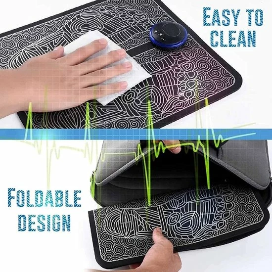 Safu Bloedcirculatie Apparaat -Voet Massage - EMS Trainer ?- Draadloos - Compact-usb Voetmassagemat-Voetmassage Apparaat - Stimuleert Bloedsomloop Voor Voeten -EMS - Acupressuur Verbetering Bloedsomloop ? 8 Safu Bloedcirculatie Apparaat -Voet Massage - EMS Trainer ?- Draadloos - Compact-usb Voetmassagemat-Voetmassage Apparaat - Stimuleert Bloedsomloop Voor Voeten -EMS - Acupressuur Verbetering Bloedsomloop ? - Afbeelding 8