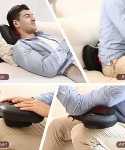 Synthesa Draadloos Massagekussen Met Warmtefunctie - Incl. Autolader - Nekmassage Apparaat - Shiatsu Massage 3 Synthesa Draadloos Massagekussen Met Warmtefunctie - Incl. Autolader - Nekmassage Apparaat - Shiatsu Massage -KLASVSA Verkoop 550x550 1125