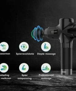 RECURES Massage Gun Professioneel - Spierstimulatie - Massage Apparaten - Massagegun - Massage Gun Apparaat - 12 Koppen - Black Friday 2022 -KLASVSA Verkoop 550x550 1130