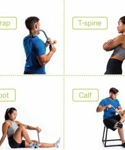 Triggerpoint Massage Apparaat - Accessoire AcuCurve Cane - Grijs / Oranje - 40 X 18 Cm - Spiermassage - Pilates - Yoga - Fitness -KLASVSA Verkoop 550x550 1153