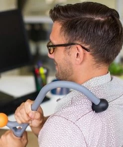 Triggerpoint Massage Apparaat - Accessoire AcuCurve Cane - Grijs / Oranje - 40 X 18 Cm - Spiermassage - Pilates - Yoga - Fitness -KLASVSA Verkoop 550x550 1155