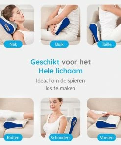 Good4You Elektrisch Shiatsu Massagekussen - Massageapparaat - Nek/Schouders/Rug/Benen/Buik/Voeten 13 Good4You Elektrisch Shiatsu Massagekussen - Massageapparaat - Nek/Schouders/Rug/Benen/Buik/Voeten -KLASVSA Verkoop 550x550 1175