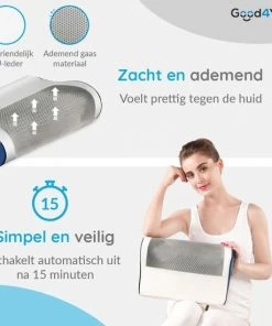 Good4You Elektrisch Shiatsu Massagekussen - Massageapparaat - Nek/Schouders/Rug/Benen/Buik/Voeten 14 Good4You Elektrisch Shiatsu Massagekussen - Massageapparaat - Nek/Schouders/Rug/Benen/Buik/Voeten -KLASVSA Verkoop 550x550 1176