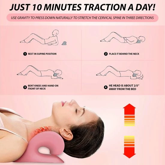 Merkloos Nekstretcher Massage Kussen Inclusief E-Book - Nek Stretcher - Nekpijn - Nekkussen - Shiatsu Massagekussen - Nekmassage Apparaat ? Massagekussen San - Neck - Triggerpoint ? Acupunctuur - Rugstretcher - Postuur Corrector 4 Merkloos Nekstretcher Massage Kussen Inclusief E-Book - Nek Stretcher - Nekpijn - Nekkussen - Shiatsu Massagekussen - Nekmassage Apparaat ? Massagekussen San - Neck - Triggerpoint ? Acupunctuur - Rugstretcher - Postuur Corrector - Afbeelding 4