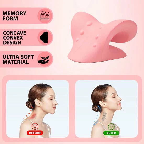 Merkloos Nekstretcher Massage Kussen Inclusief E-Book - Nek Stretcher - Nekpijn - Nekkussen - Shiatsu Massagekussen - Nekmassage Apparaat ? Massagekussen San - Neck - Triggerpoint ? Acupunctuur - Rugstretcher - Postuur Corrector 6 Merkloos Nekstretcher Massage Kussen Inclusief E-Book - Nek Stretcher - Nekpijn - Nekkussen - Shiatsu Massagekussen - Nekmassage Apparaat ? Massagekussen San - Neck - Triggerpoint ? Acupunctuur - Rugstretcher - Postuur Corrector - Afbeelding 6