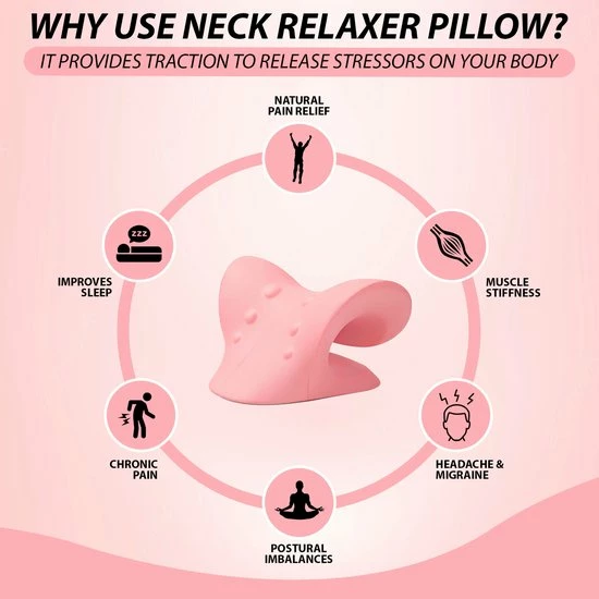 Merkloos Nekstretcher Massage Kussen Inclusief E-Book - Nek Stretcher - Nekpijn - Nekkussen - Shiatsu Massagekussen - Nekmassage Apparaat ? Massagekussen San - Neck - Triggerpoint ? Acupunctuur - Rugstretcher - Postuur Corrector 7 Merkloos Nekstretcher Massage Kussen Inclusief E-Book - Nek Stretcher - Nekpijn - Nekkussen - Shiatsu Massagekussen - Nekmassage Apparaat ? Massagekussen San - Neck - Triggerpoint ? Acupunctuur - Rugstretcher - Postuur Corrector - Afbeelding 7