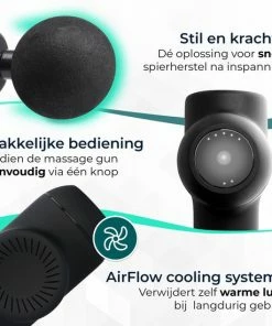 Massagerr? Massage Gun PRO - Professioneel Massage Apparaat - Inclusief Standaard En Stressbal ? Sport En Relax Massage ? Nek, Rug, Voet, Schouder, Arm ? Klop En Compressie -KLASVSA Verkoop 550x550 1204