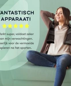 RYM Massagekussen Met Verwarming - Nekmassage Apparaat - Shiatsu Massage - Rugmassage Apparaten - Inclusief Draagtas En Massagebal -KLASVSA Verkoop 550x550 1213