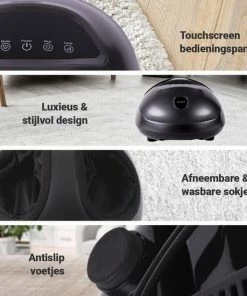 Rileks Voetmassage Apparaat - Shiatsu & Warmte Massage Met Timer - Zwart 11 Rileks Voetmassage Apparaat - Shiatsu & Warmte Massage Met Timer - Zwart -KLASVSA Verkoop 550x550 1225