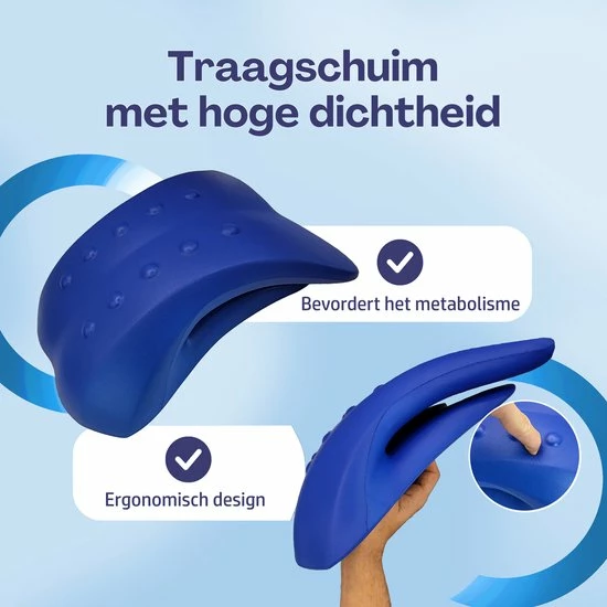 Comformidable Backstretcher - Traagschuim Rugstretcher - Postuur Corrector - Rug Corrector - Massageapparaat - Nekstretcher - Inclusief E-Book 8 Comformidable Backstretcher - Traagschuim Rugstretcher - Postuur Corrector - Rug Corrector - Massageapparaat - Nekstretcher - Inclusief E-Book - Afbeelding 8
