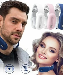 YOSYO Nekmassage Apparaat - Massage Kussen - Schouder En Nekmassage - Rugmassage Apparaat - Nekmassage Met EMS – Warmte Massage – Draadloze Massageapparaat Voor Nek / Schouder - Pijnbestrijding - Ontspanning – Wit -KLASVSA Verkoop 550x550 1236