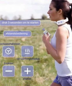 YOSYO Nekmassage Apparaat - Massage Kussen - Schouder En Nekmassage - Rugmassage Apparaat - Nekmassage Met EMS – Warmte Massage – Draadloze Massageapparaat Voor Nek / Schouder - Pijnbestrijding - Ontspanning – Wit -KLASVSA Verkoop 550x550 1240