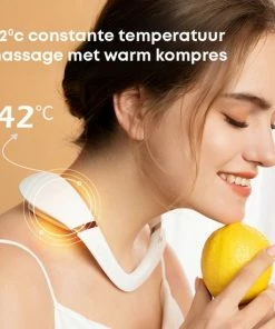 Merkloos Homezie Nekmassage Apparaat | 2-in-1 | Massage | 10 Intensiteitsniveaus | 4 Modus | Warmtefunctie | Draadloos | Compact | Lichtgewicht -KLASVSA Verkoop 550x550 1247