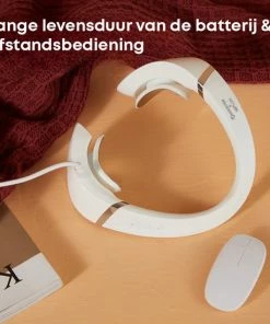 Merkloos Homezie Nekmassage Apparaat | 2-in-1 | Massage | 10 Intensiteitsniveaus | 4 Modus | Warmtefunctie | Draadloos | Compact | Lichtgewicht -KLASVSA Verkoop 550x550 1248