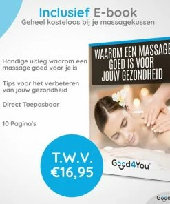 Good4You Elektrisch Shiatsu Massagekussen - Massageapparaat - Nek/Schouders/Rug/Benen/Buik/Voeten - Grijs En Zwart -KLASVSA Verkoop 550x550 1293