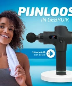 Merkloos Massage Gun - MassageGun - Professioneel - Draadloos - Sport - Spierherstel - 6 Massagekoppen - Black Friday 2022 -KLASVSA Verkoop 550x550 1296