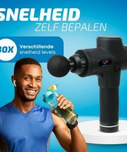 Merkloos Massage Gun - MassageGun - Professioneel - Draadloos - Sport - Spierherstel - 6 Massagekoppen - Black Friday 2022 -KLASVSA Verkoop 550x550 1302