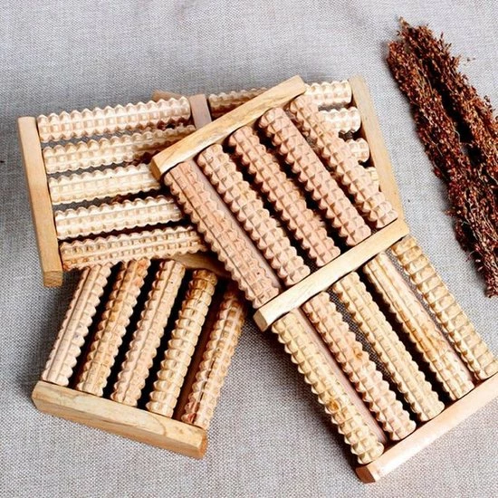 Orange85 Voetmassage - Roller - Hout - Reflexologie - Bloedsomloop 4 Orange85 Voetmassage - Roller - Hout - Reflexologie - Bloedsomloop - Afbeelding 4