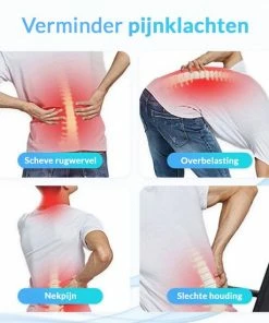 Youhome Backstretcher Voor Rugklachten - Rugstretcher - Nekstretcher - Verstelbare Rugstrekker - Back Straightener - Massagebal -KLASVSA Verkoop 550x550 1318