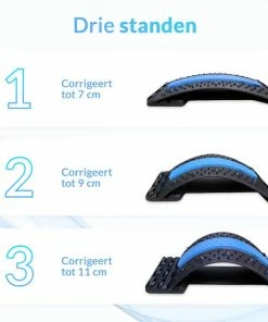 Youhome Backstretcher Voor Rugklachten - Rugstretcher - Nekstretcher - Verstelbare Rugstrekker - Back Straightener - Massagebal -KLASVSA Verkoop 550x550 1319