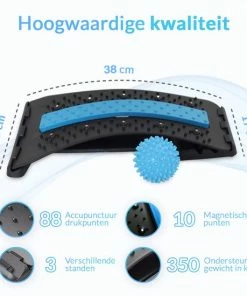 Youhome Backstretcher Voor Rugklachten - Rugstretcher - Nekstretcher - Verstelbare Rugstrekker - Back Straightener - Massagebal -KLASVSA Verkoop 550x550 1322