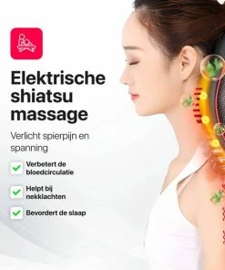 Tavaro Draadloos Massagekussen XXL Met Verwarmingsfunctie - Massageapparaat - Zwart -KLASVSA Verkoop 550x550 1323