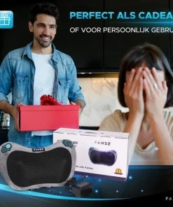 FAMBZ Premium Infrarood Massage Shiatsu Kussen Apparaat Draadloos (Blauw) - 3 Snelheden - Geschikt Voor Nekklachten / Migraine / Stijfheid / Stress - Massageapparaat Voor Nek / Schouder ? Nekmassage Apparaat - Massagekussen - Warmte ? Full Body 13 FAMBZ Premium Infrarood Massage Shiatsu Kussen Apparaat Draadloos (Blauw) - 3 Snelheden - Geschikt Voor Nekklachten / Migraine / Stijfheid / Stress - Massageapparaat Voor Nek / Schouder ? Nekmassage Apparaat - Massagekussen - Warmte ? Full Body -KLASVSA Verkoop 550x550 1339