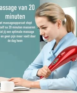 3S Com SScommerce - Spinsam 4-In-1 Massage Apparaat - Massage Gun - Sport Massage - Gehele Lichaam - Professioneel - Hypervolt - Dolfijn - Rood -KLASVSA Verkoop 550x550 1353