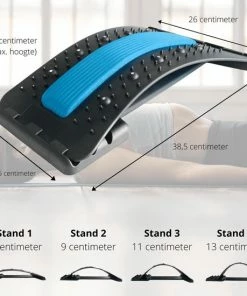 EarKings Backstretcher Massage Apparaat Met Zachte Massage Pads - Rugstretcher Met 4 Standen - Verstelbare Rugmassage Voor Optimale Ontspanning V3 -KLASVSA Verkoop 550x550 1355