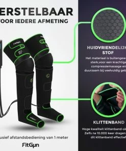 FitGun Air-C Pro + FitGun Elite - Spierherstel Bundel - Beenmassage Apparaat - Massage Gun - Fitness Sport Gym - Recovery Boots - Luchtdrukcompressie - Massage Pistool - FitGun® -KLASVSA Verkoop 550x550 1383