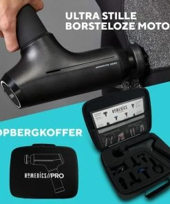 HoMedics PGM1000 Draadloze Massage Gun - 5 Uur Batterij - Met Warmtefunctie - 6 Opzetstukken - Professioneel - Sport En Relax Massage - Inclusief Koffer -KLASVSA Verkoop 550x550 139