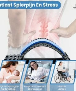 Fresh & Fit Verstelbare Rugstretcher & Back Stretcher Massageapparaat - Spiermassage - Rugmat - Acupunctuurmat - Acupunctuurmassage -KLASVSA Verkoop 550x550 1391